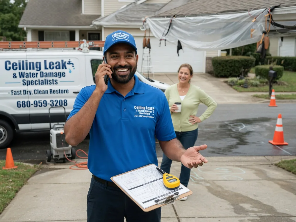Ceiling Leak Cleanup Beach Haven, NJ FAQs